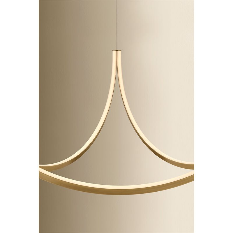 Claddon Large Chandelier by Sonneman